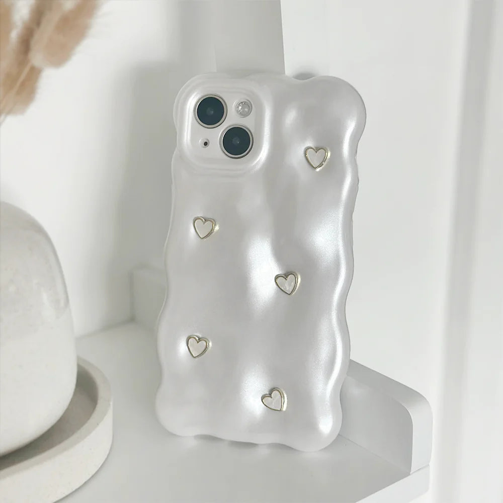 PEARL HEART iPhone Case – Luxe Life Accessories PEARL HEART iPhone Case – Luxe Life Accessories