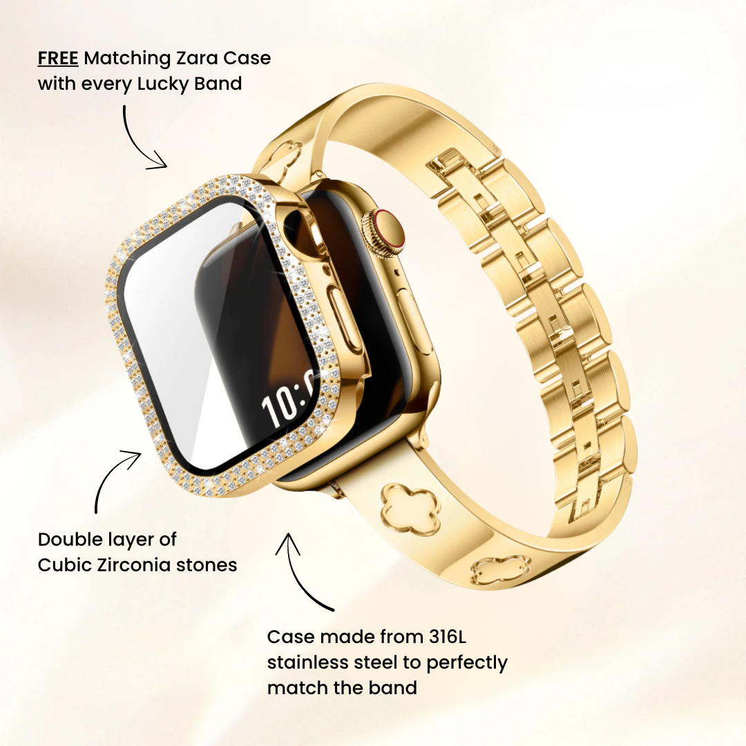 LUCKY 18k Gold Plated Apple Watch Band