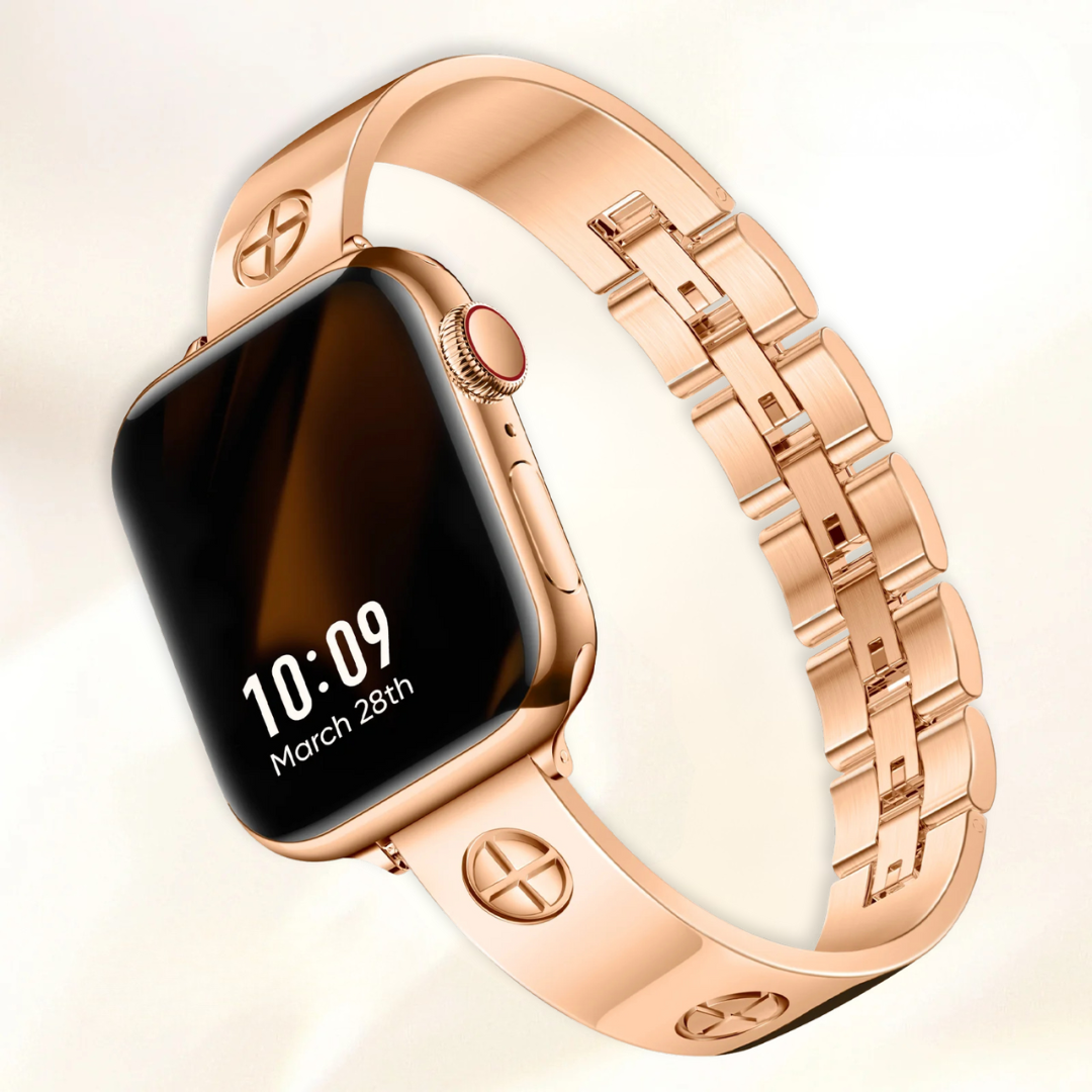 LUCKY 18k Gold Plated Apple Watch Band