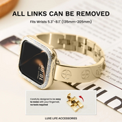 LUCKY 18k Gold Plated Apple Watch Band