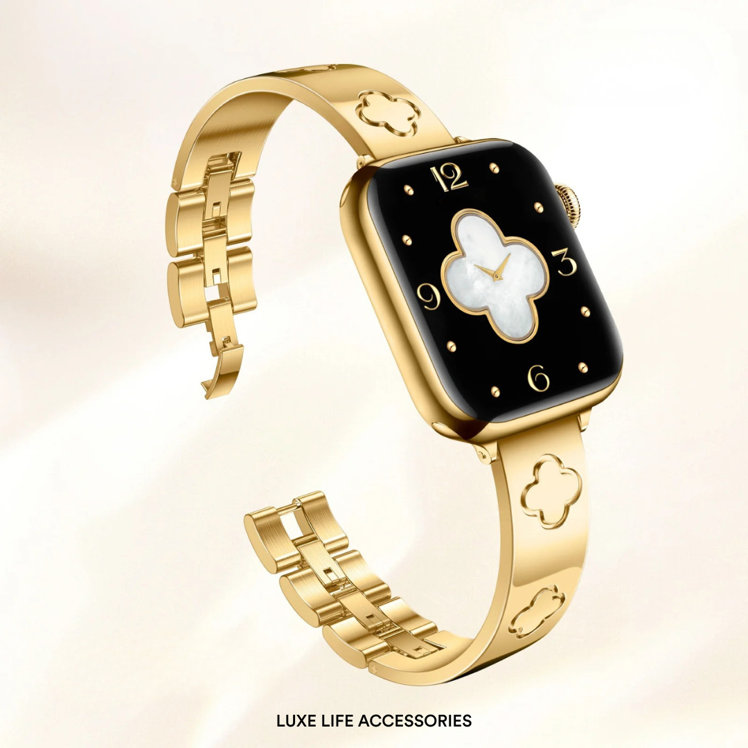 LUCKY 18k Gold Plated Apple Watch Band