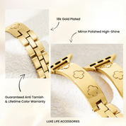 LUCKY 18k Gold Plated Apple Watch Band