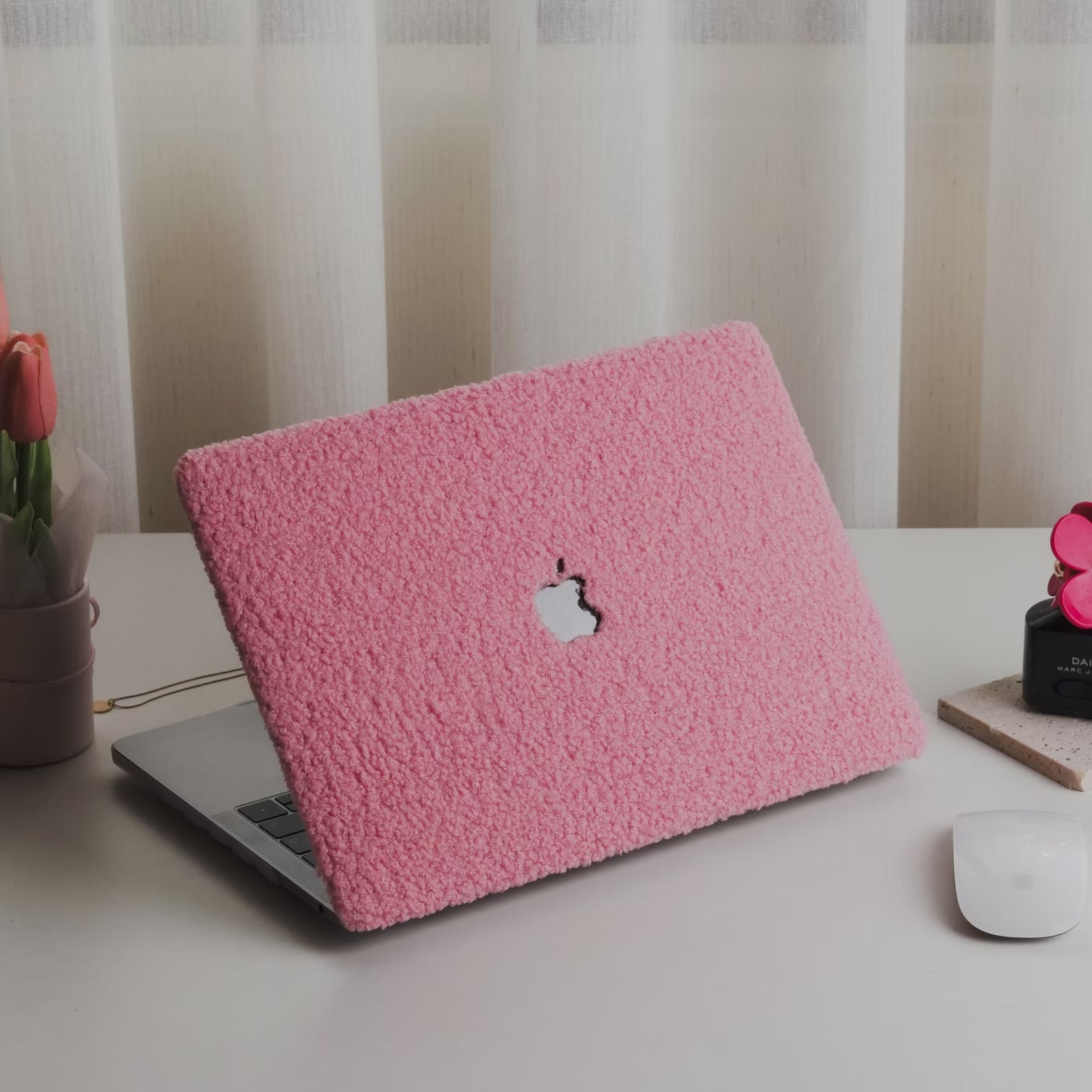 TEDDY MacBook Case - Barbie Pink