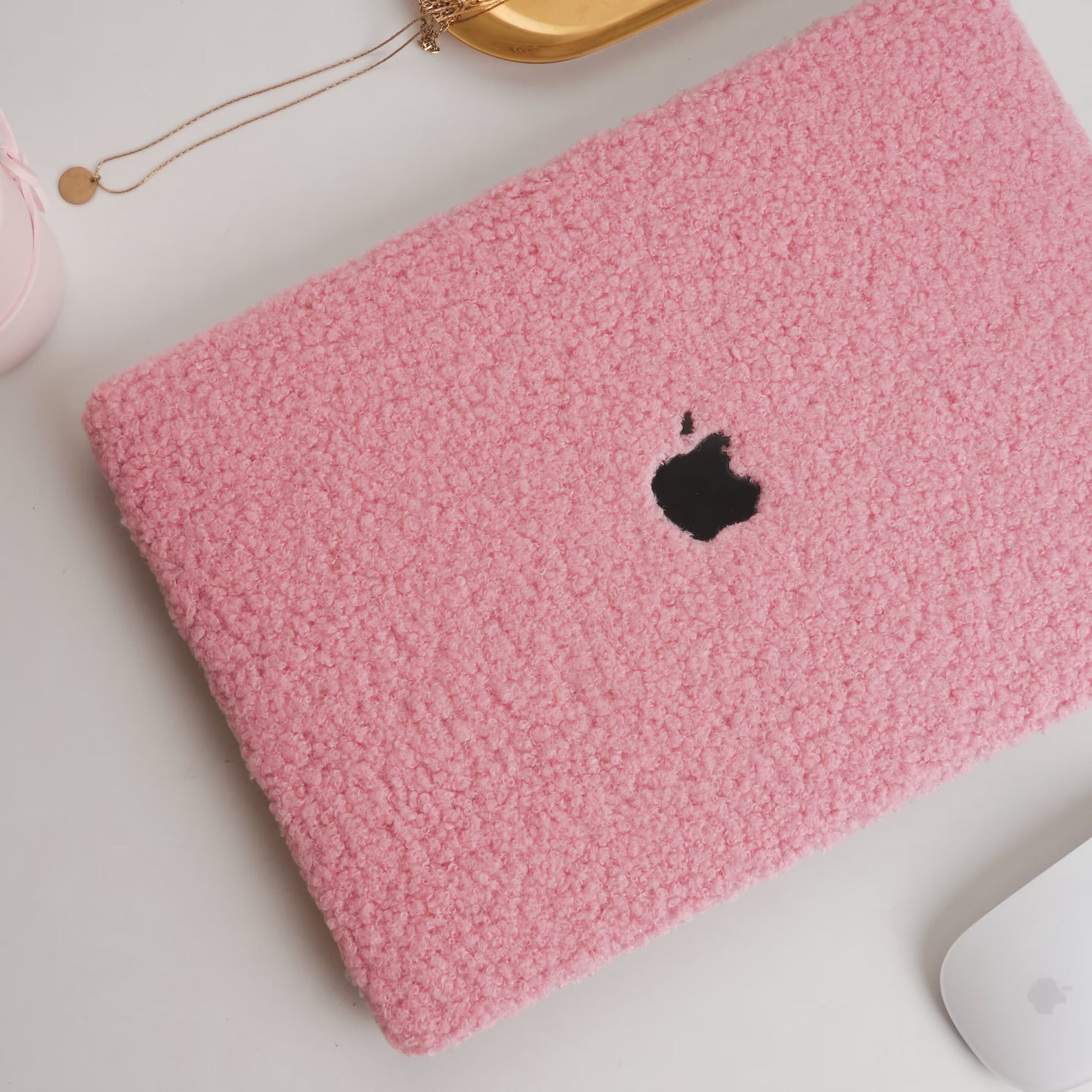 TEDDY MacBook Case - Barbie Pink