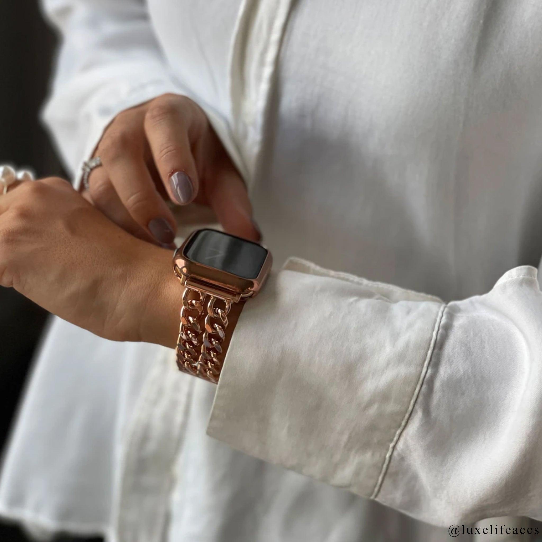 PHOENIX Double Chain Apple Watch Strap - Luxe Life Accessories