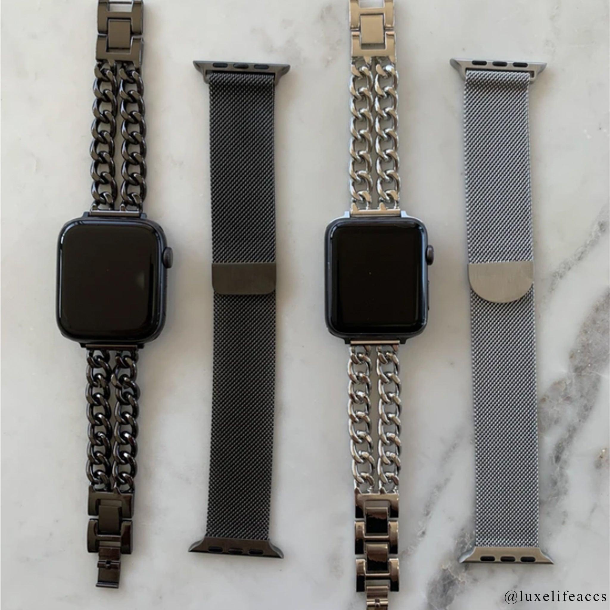 PHOENIX Double Chain Apple Watch Strap - Luxe Life Accessories