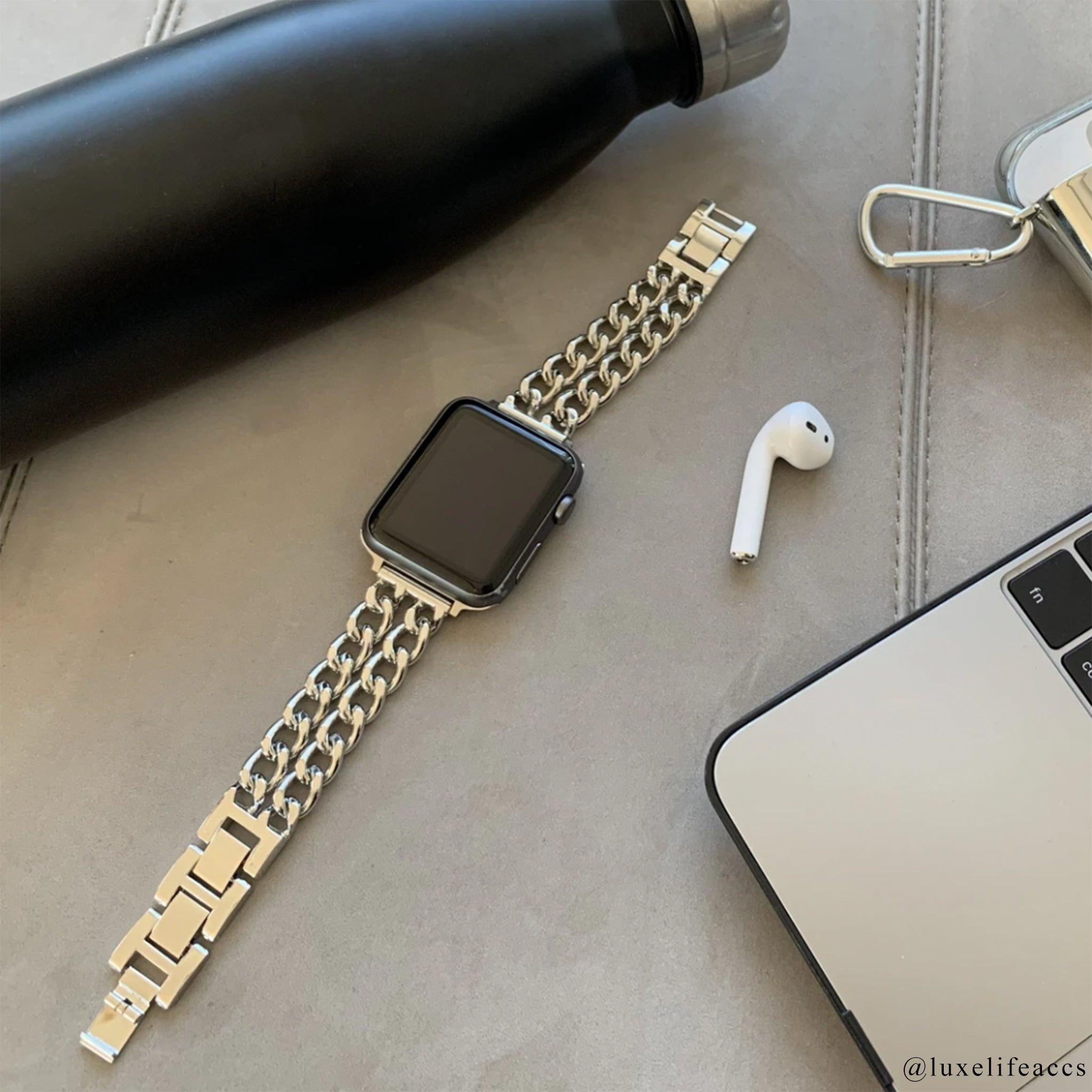 PHOENIX Double Chain Apple Watch Strap - Luxe Life Accessories