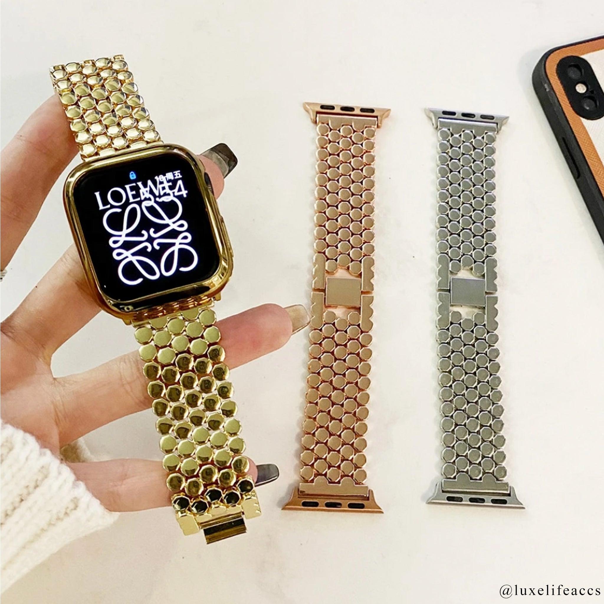 ROCCO Honeycomb Apple Watch Strap - Luxe Life Accessories