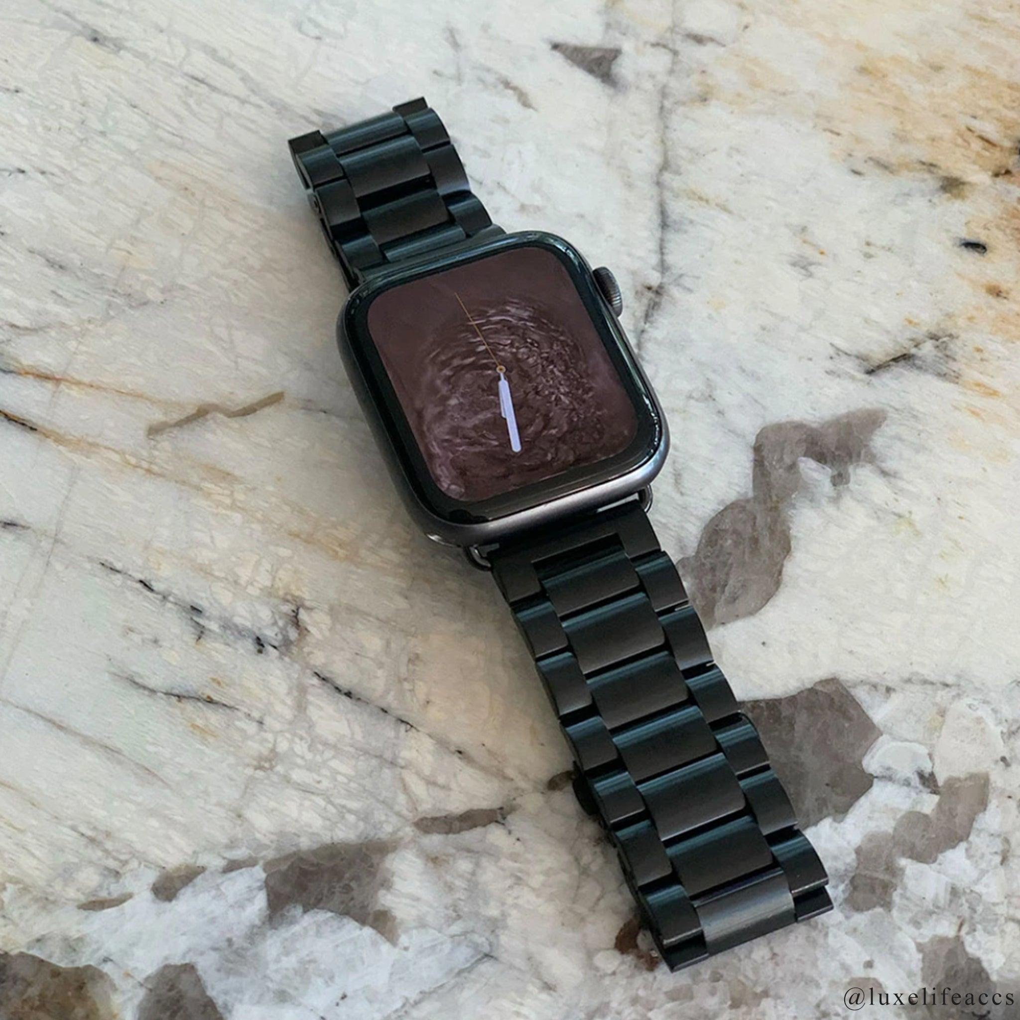 AXEL Classic Stainless Steel Apple Watch Band & Cover - Luxe Life Accessories