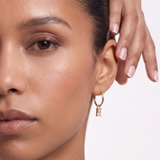 Baguette Hoop Charm