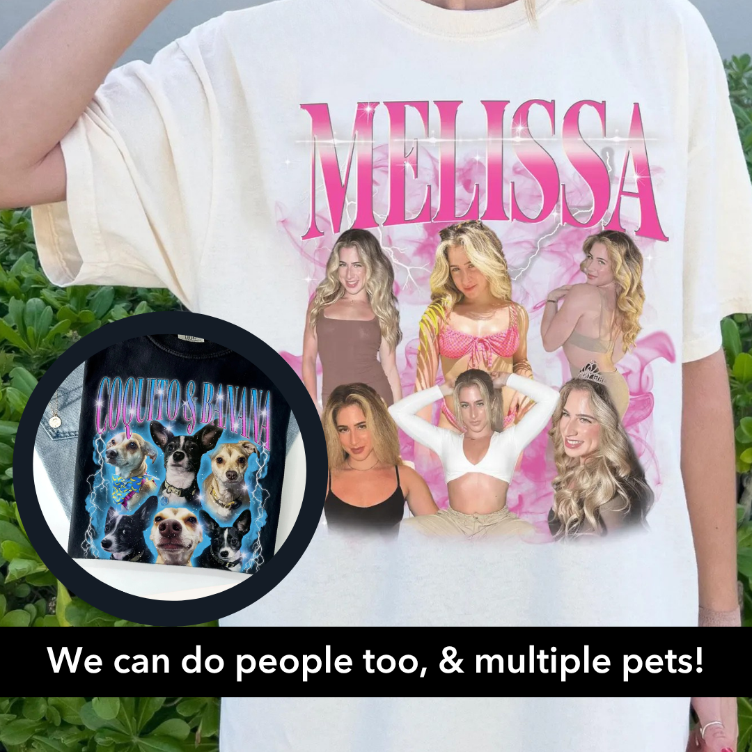Custom 90s Pet Tee