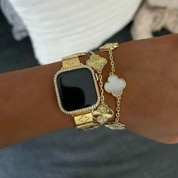 LUCKY 18k Gold Plated Apple Watch Band
