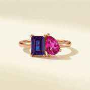 Toi & Moi Birthstone Ring