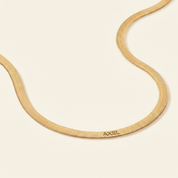 Engraved Herringbone Necklace