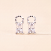 Baguette Hoop Charm