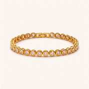 BEZEL Tennis Bracelet