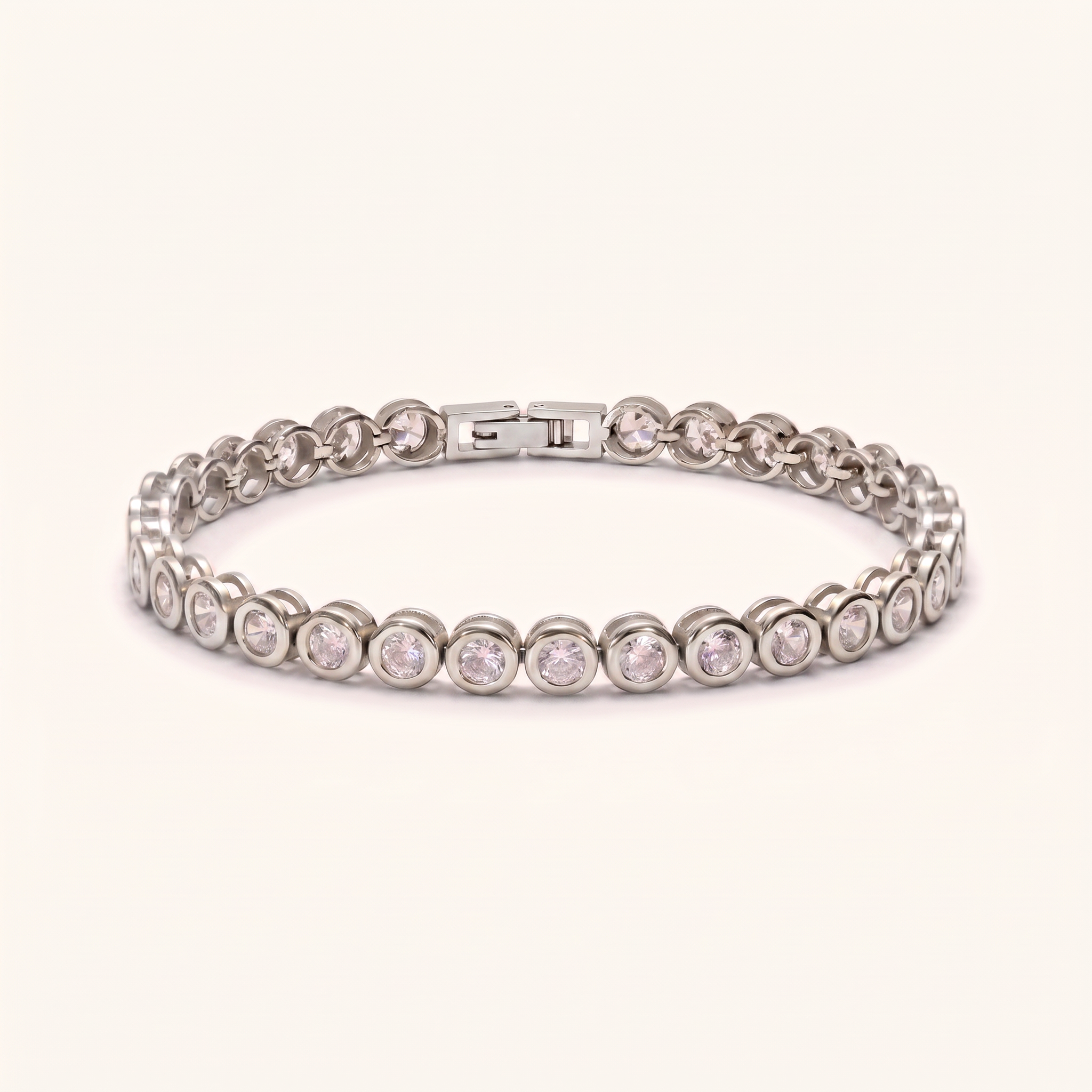 BEZEL Tennis Bracelet