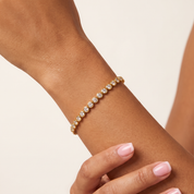 BEZEL Tennis Bracelet