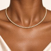 BEZEL Tennis Necklace