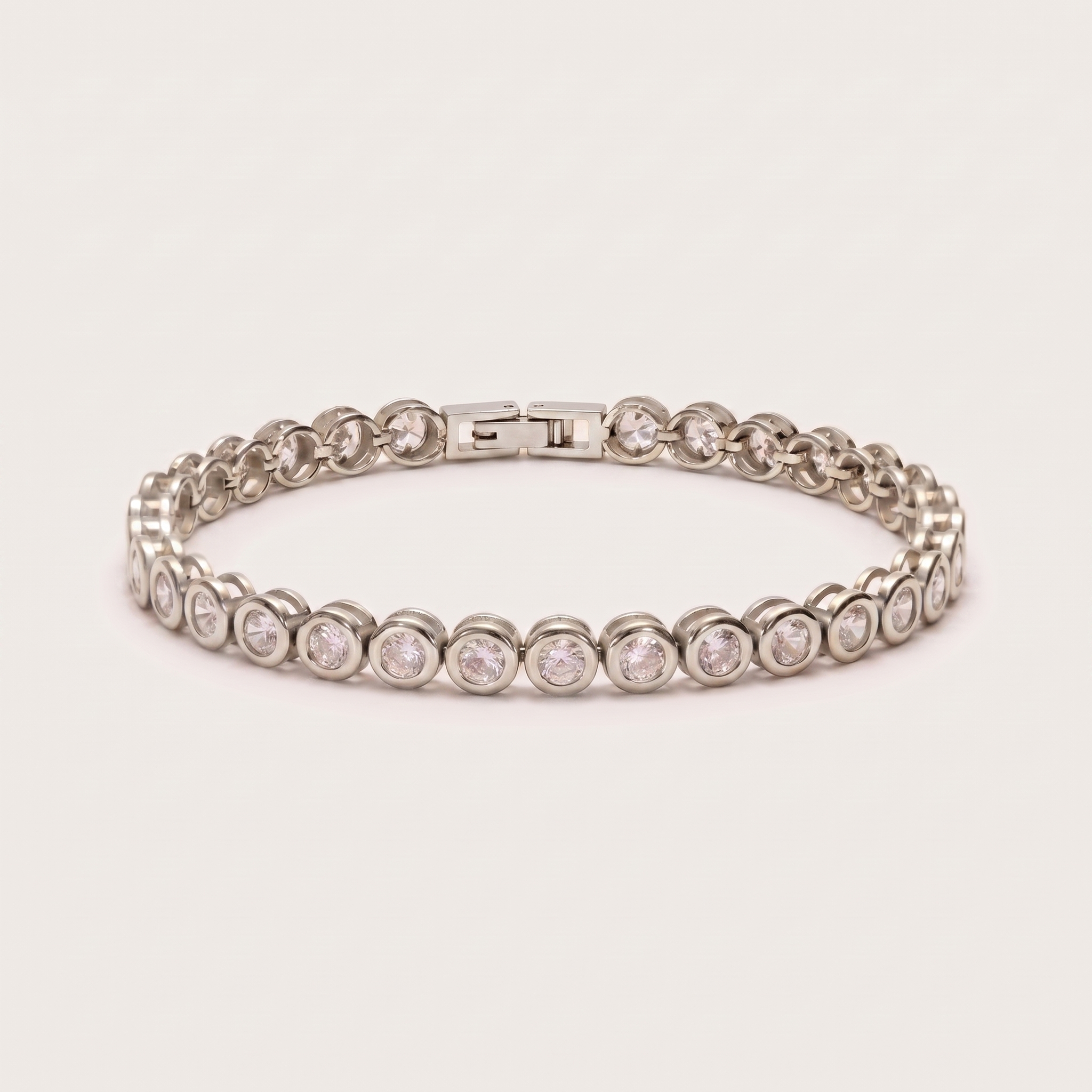 BEZEL Tennis Bracelet