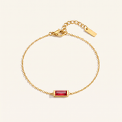 BIRTHSTONE Bar Bracelet