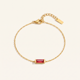 BIRTHSTONE Bar Bracelet