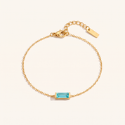 BIRTHSTONE Bar Bracelet