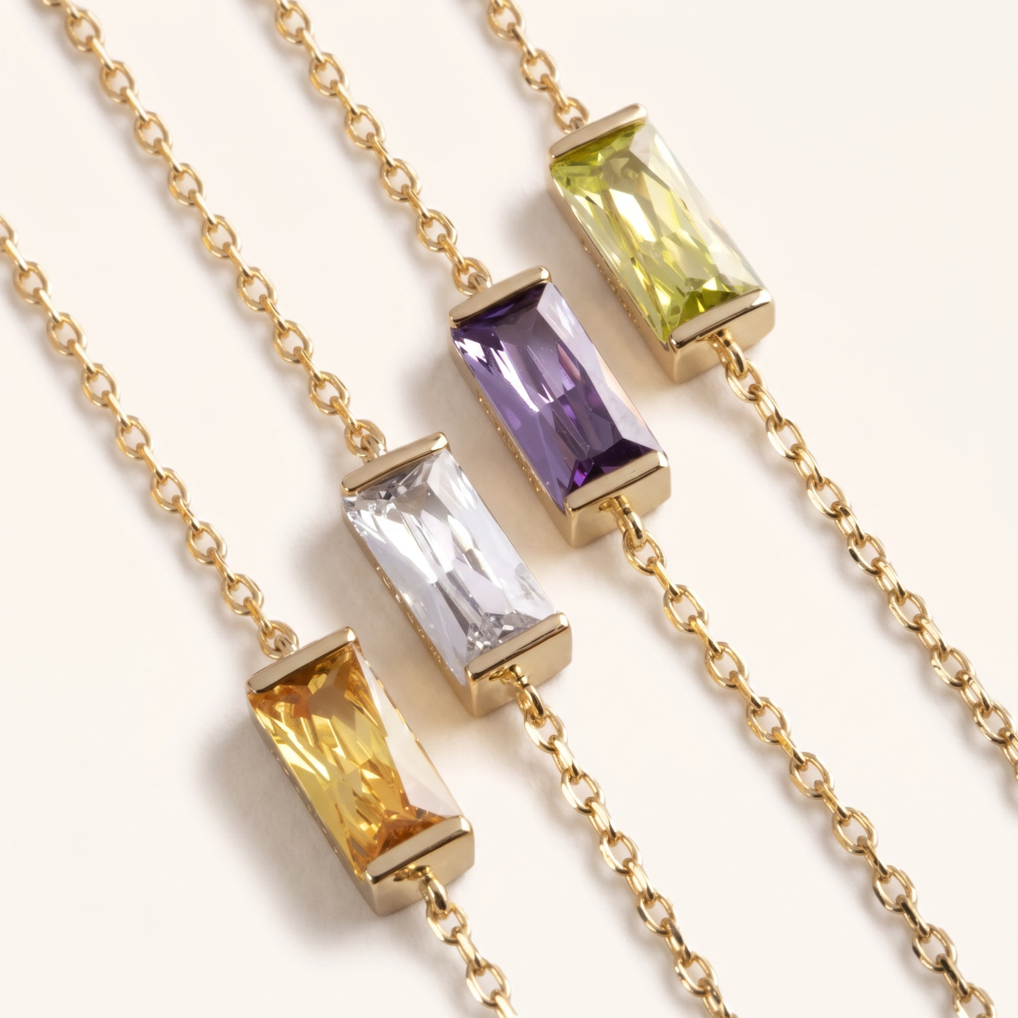 BIRTHSTONE Bar Bracelet
