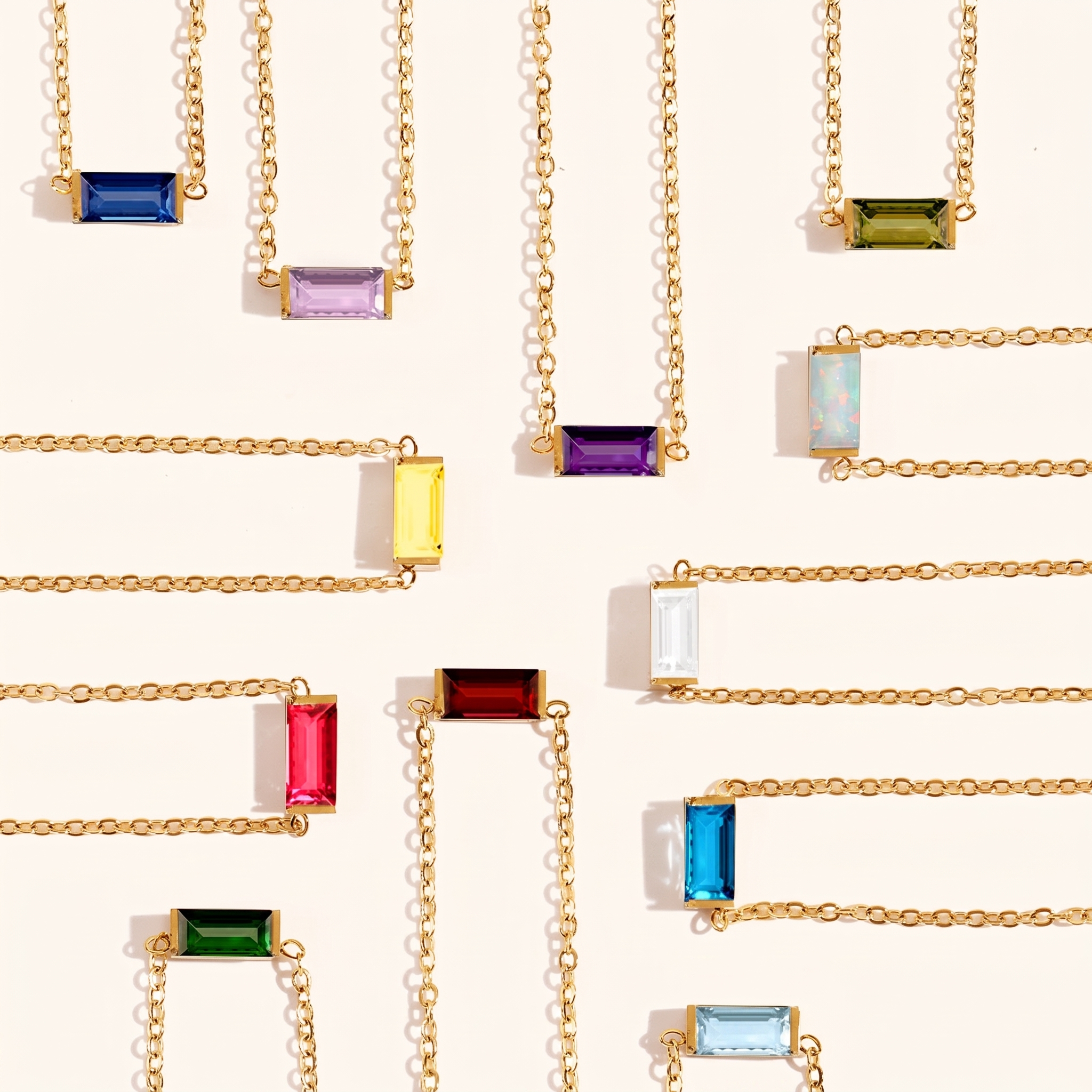 BIRTHSTONE Bar Bracelet