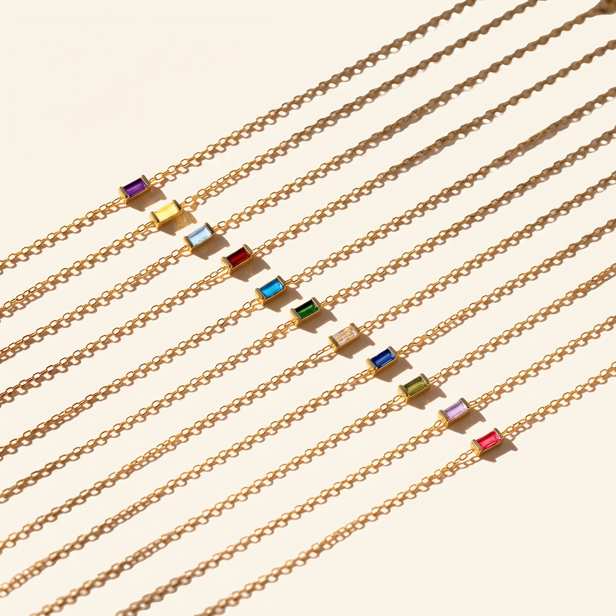 BIRTHSTONE Bar Bracelet