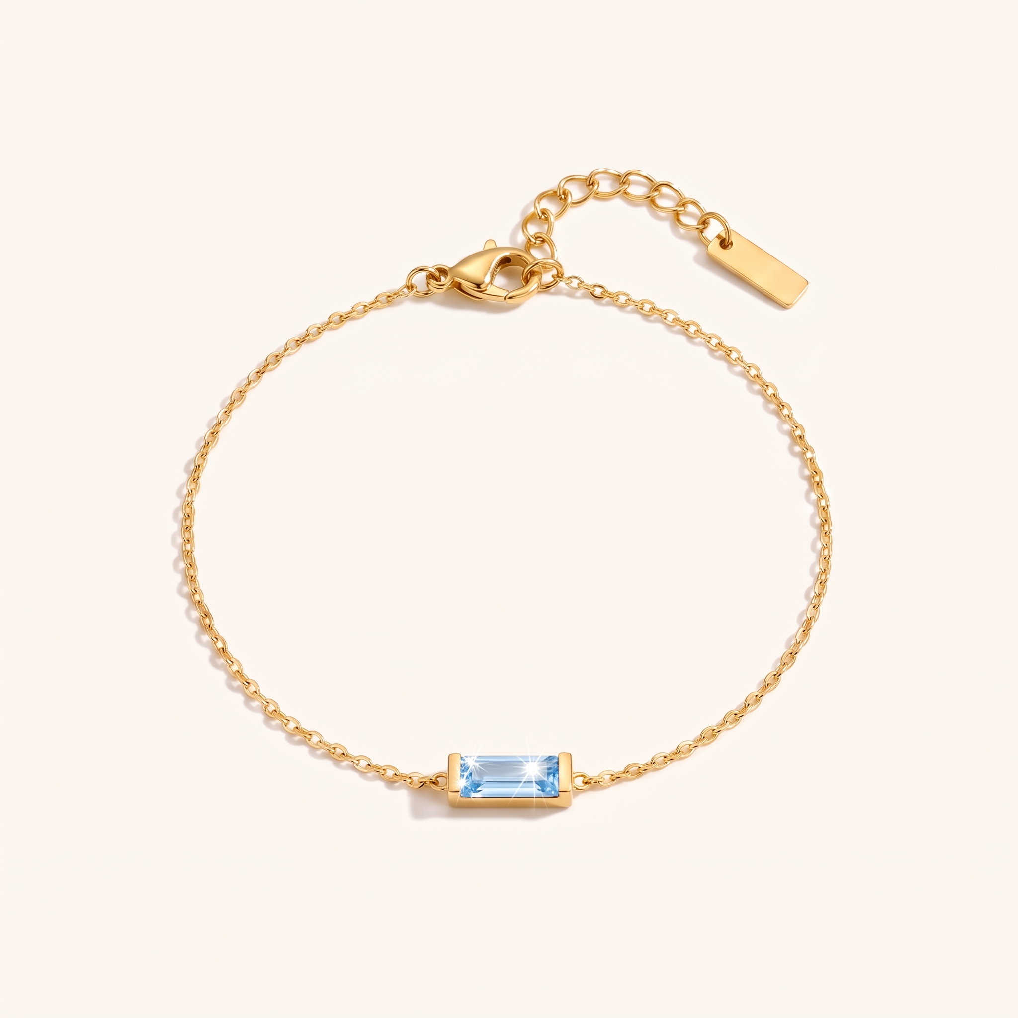 BIRTHSTONE Bar Bracelet