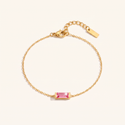 BIRTHSTONE Bar Bracelet