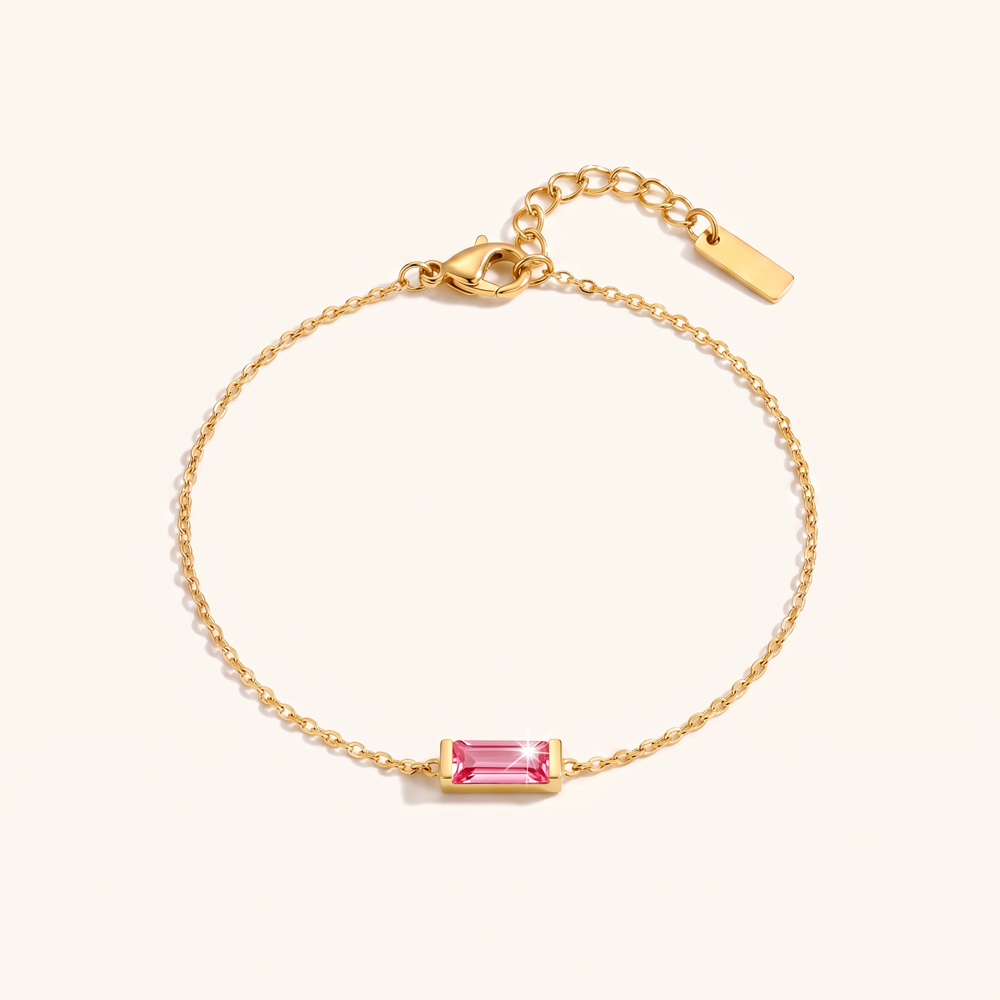 BIRTHSTONE Bar Bracelet
