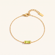 BIRTHSTONE Bar Bracelet