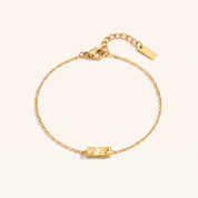 BIRTHSTONE Bar Bracelet