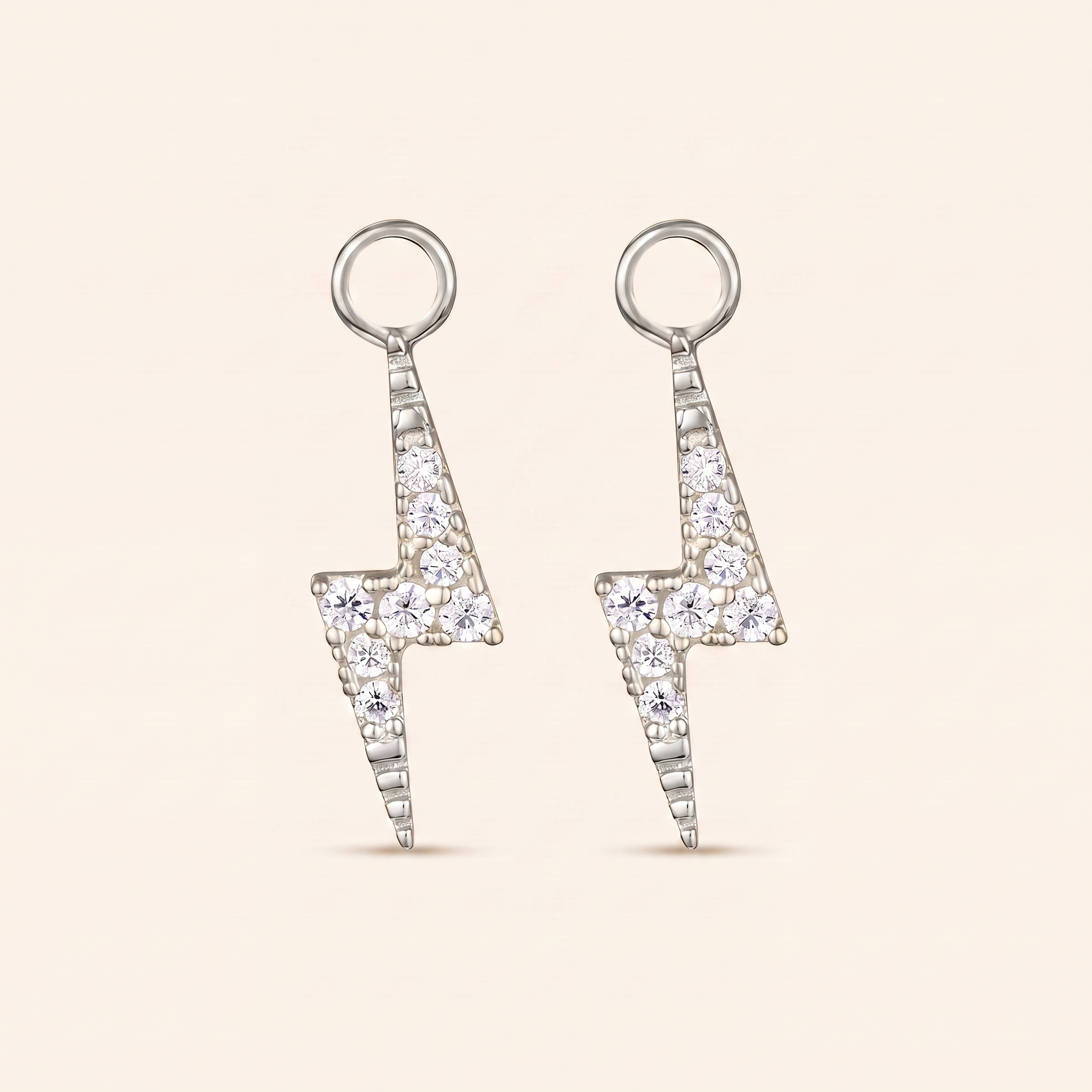 Bolt Huggie Hoop Charms