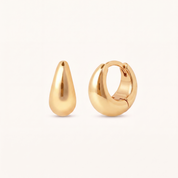 Dome Huggie Hoops