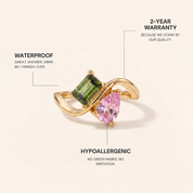 DUET Birthstone Ring