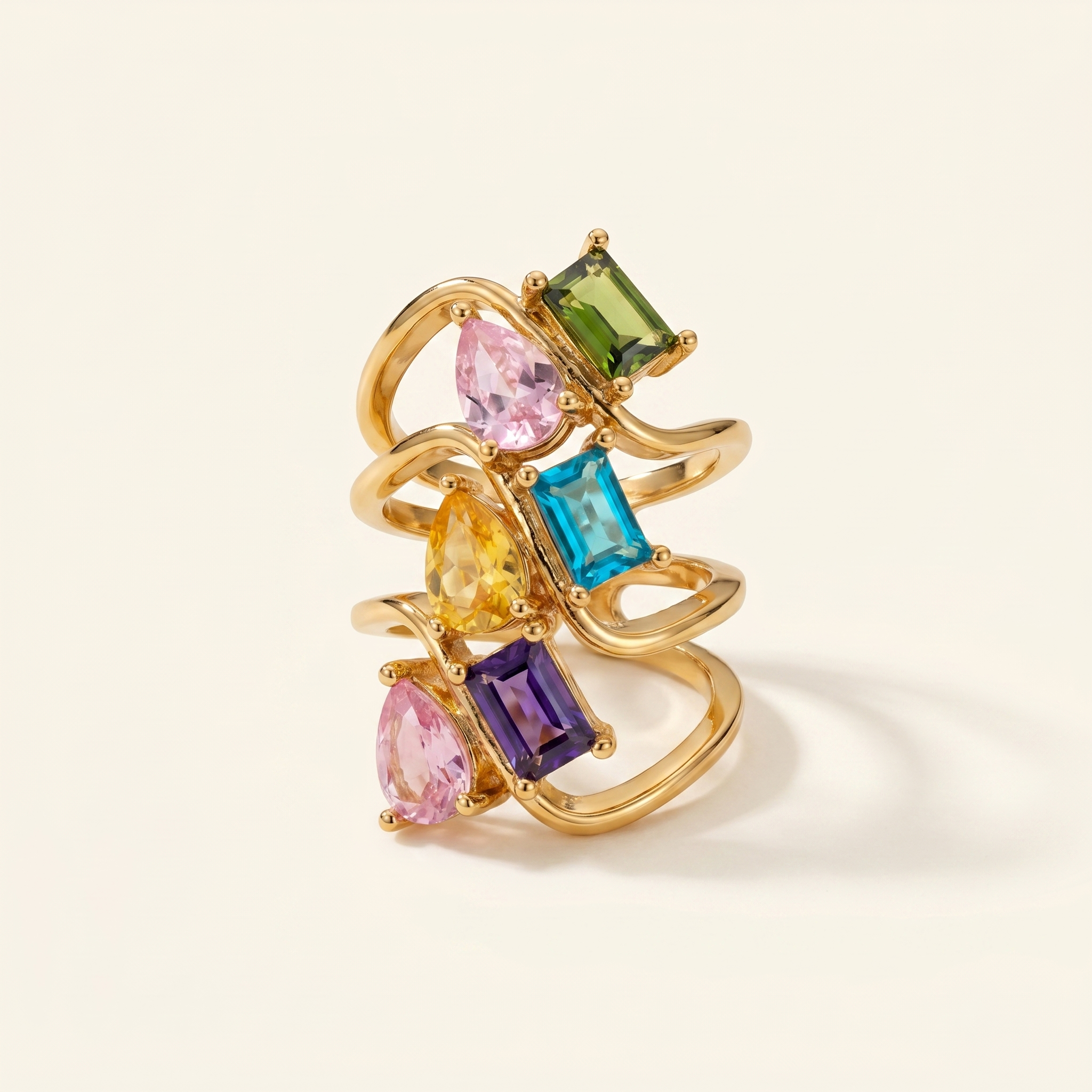 DUET Birthstone Ring