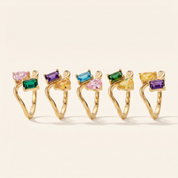 DUET Birthstone Ring