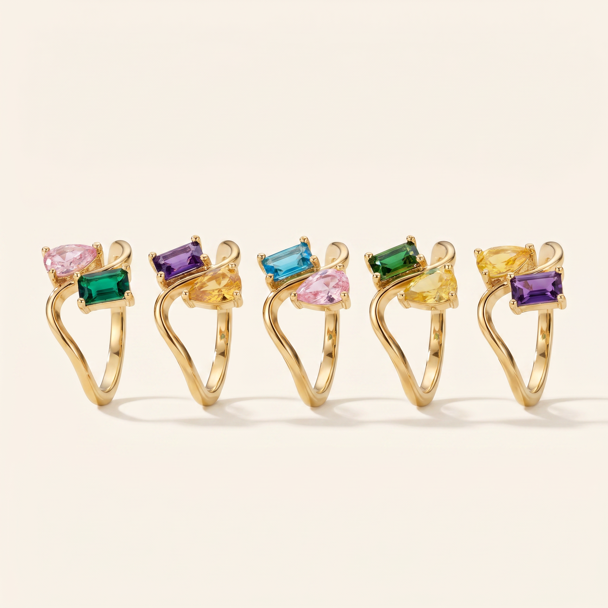 DUET Birthstone Ring