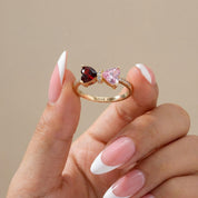 Love Knot Birthstone Ring