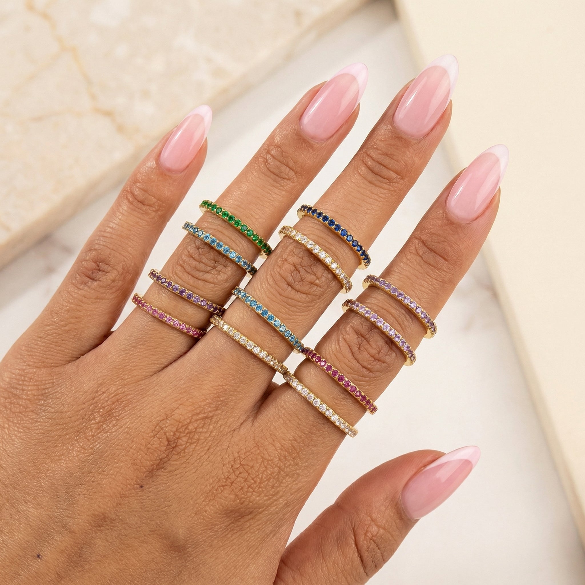 Eternity Birthstone Ring