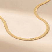 Engraved Herringbone Necklace