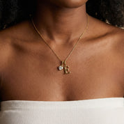 Inital Birthstone Necklace