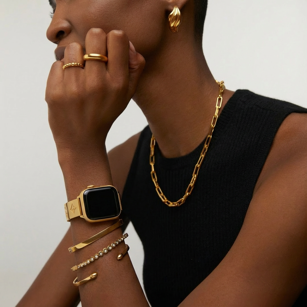 ICON 18k Gold Apple Watch Band