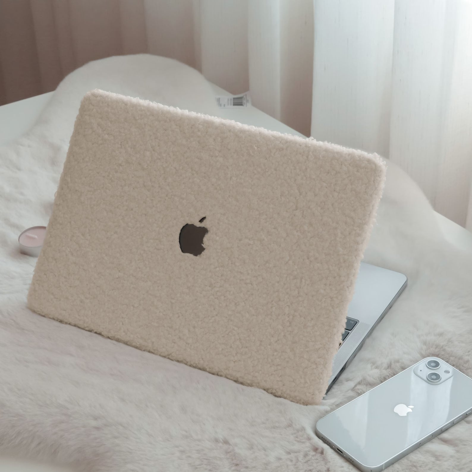 TEDDY MacBook Case - Oat – Luxe Life Accessories