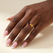 Love Knot Birthstone Ring