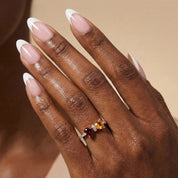 Love Knot Birthstone Ring