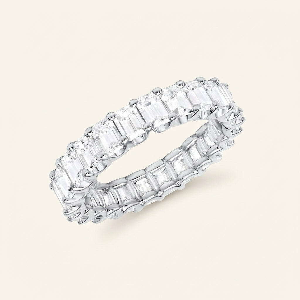 SQUARE LUXE 925 Crystal Ring